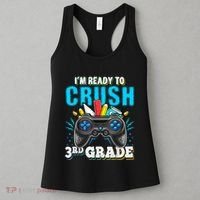 Im Ready To Crush 3rd Grade Back To School Video Game Boy Women's Tank Top thumb 3
