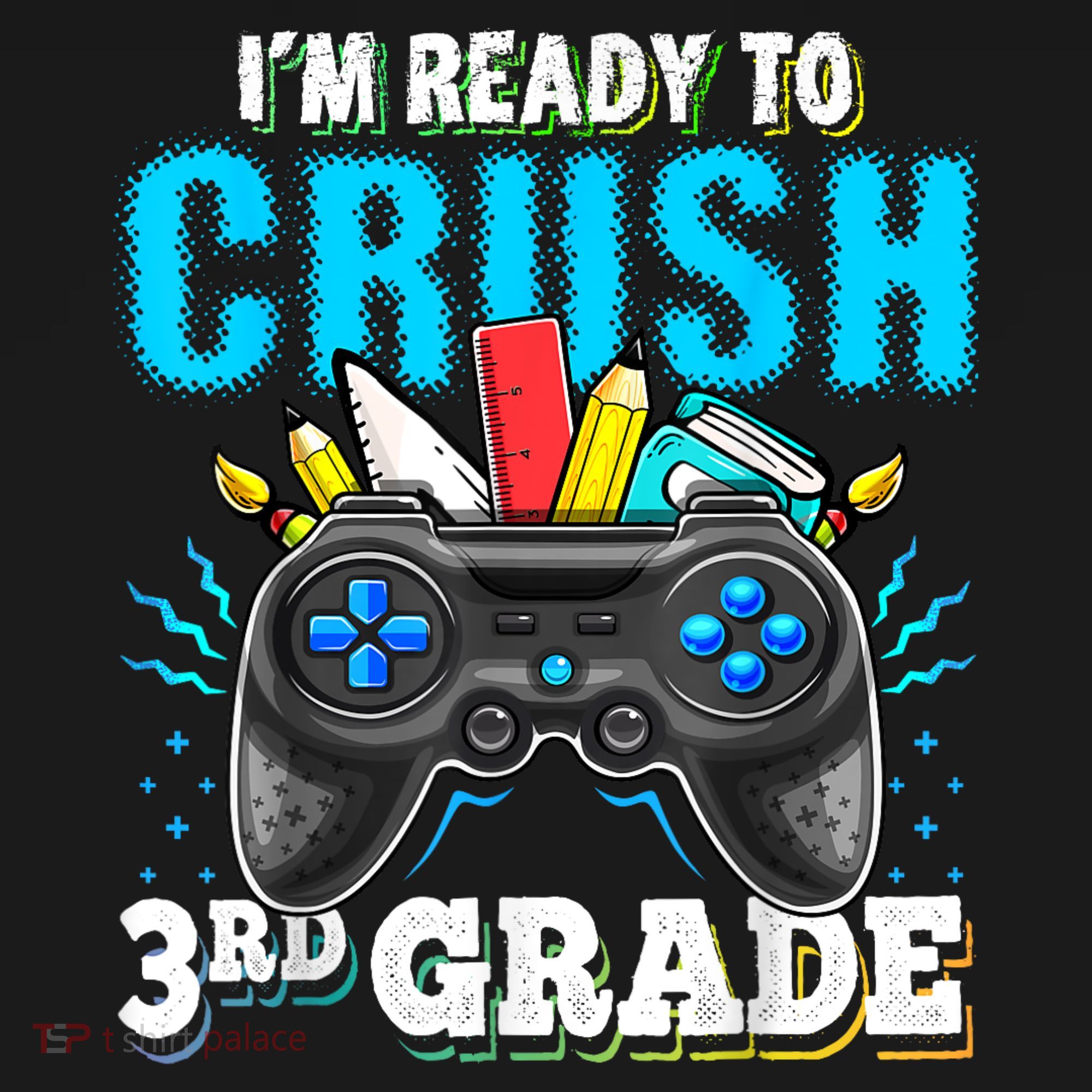 Im Ready To Crush 3rd Grade Back To School Video Game Boy Women's Tank Top