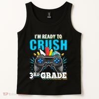 Im Ready To Crush 3rd Grade Back To School Video Game Boy Tank Top thumb 2