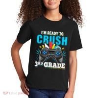 Im Ready To Crush 3rd Grade Back To School Video Game Boy Kids T-Shirt thumb 2