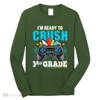 Im Ready To Crush 3rd Grade Back To School Video Game Boy Long Sleeve Shirt thumb 0