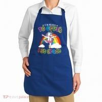 Im Ready To Crush 1St Grade Unicorn School Ballet Unicorn Cute Gift Apron thumb 2