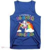 Im Ready To Crush 1St Grade Unicorn School Ballet Unicorn Cute Gift Tank Top thumb 0