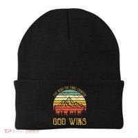 I’ve Read The Final Chapter God Wins retro Christian Beanie thumb 0