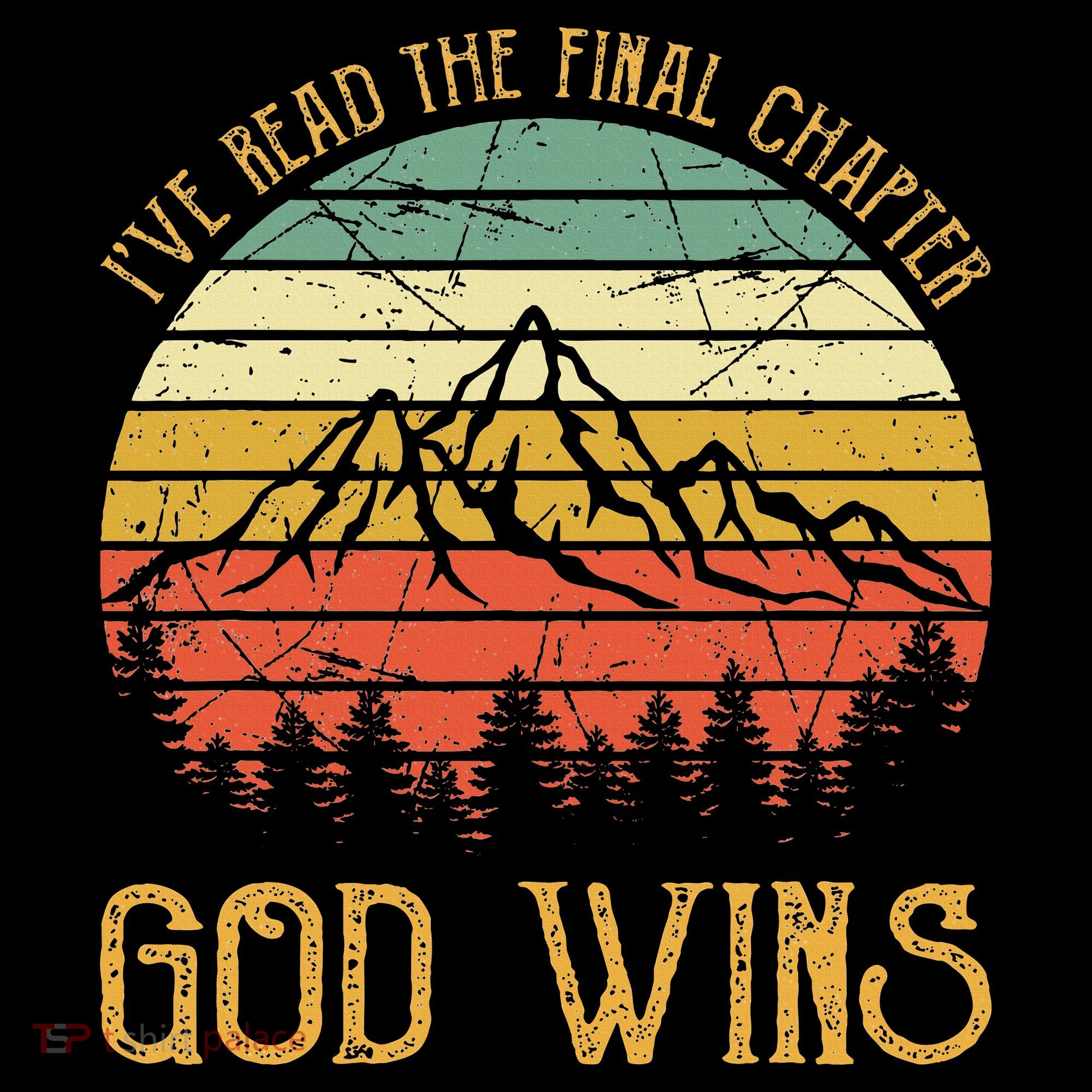 I’ve Read The Final Chapter God Wins retro Christian Women's Hoodie