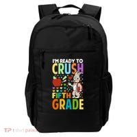 Im Ready To Crush Fifth Grade Back To School Cute Rabbit Great Gift Backpack thumb 0