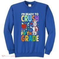 Im Ready To Crush Fifth Grade Back To School Cute Rabbit Great Gift Sweatshirt thumb 0