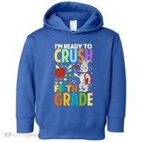 Im Ready To Crush Fifth Grade Back To School Cute Rabbit Great Gift Toddler Hoodie thumb 0