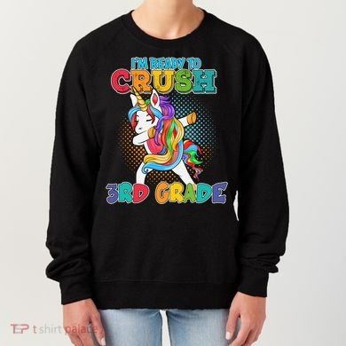 Im Ready To Crush 3Rd Grade Unicorn Funny Gift Women's Sweatshirt