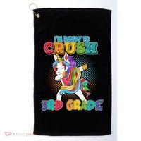 Im Ready To Crush 3Rd Grade Unicorn Funny Gift Golf Towel thumb 0