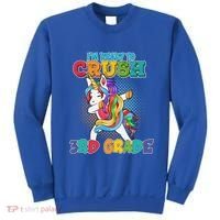 Im Ready To Crush 3Rd Grade Unicorn Funny Gift Sweatshirt thumb 0