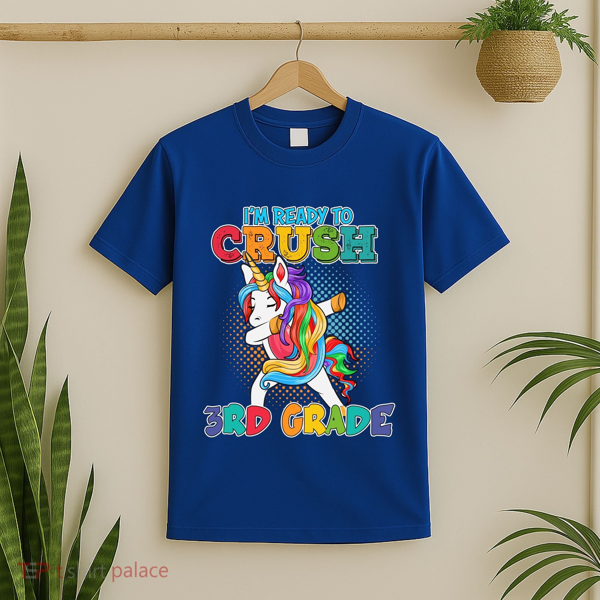 Im Ready To Crush 3Rd Grade Unicorn Funny Gift T-Shirt