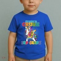 Im Ready To Crush 3Rd Grade Unicorn Funny Gift Toddler T-Shirt thumb 2
