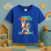 Im Ready To Crush 3Rd Grade Unicorn Funny Gift Toddler T-Shirt thumb 3