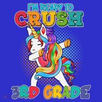 Im Ready To Crush 3Rd Grade Unicorn Funny Gift Visor thumb 3