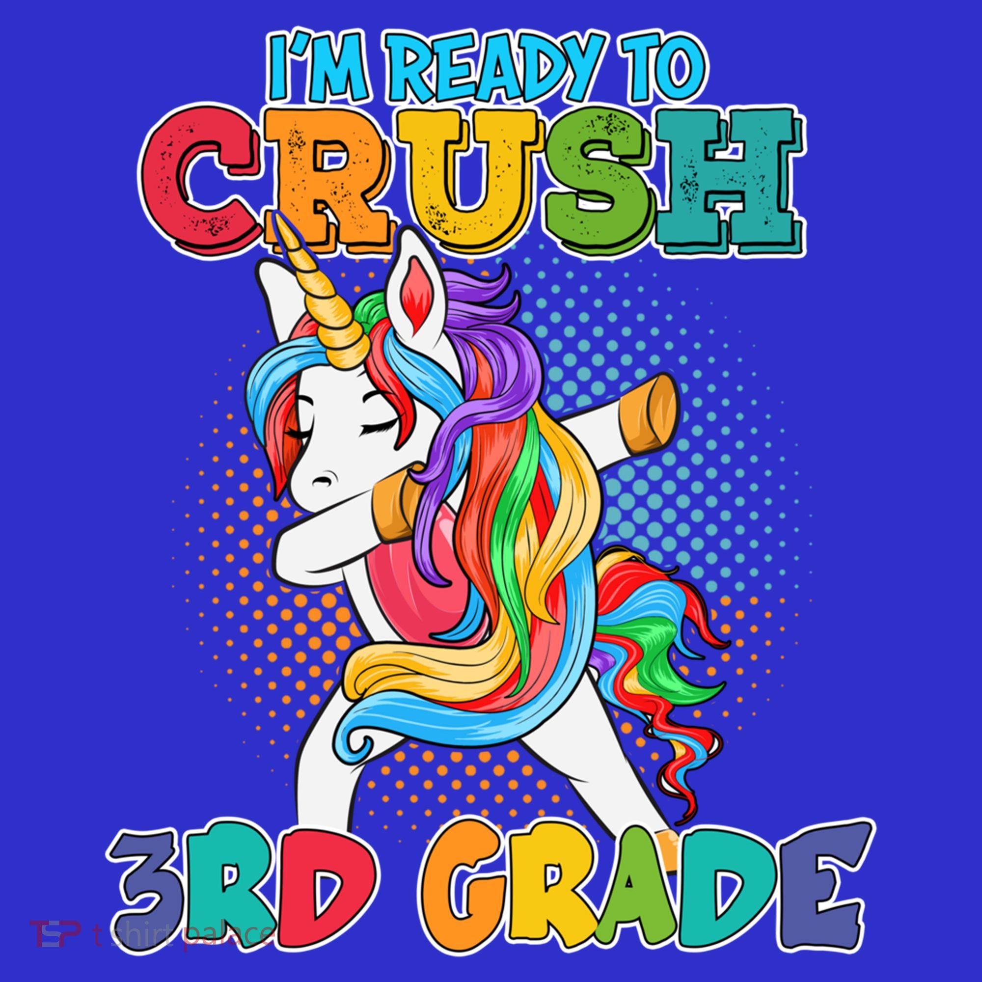 Im Ready To Crush 3Rd Grade Unicorn Funny Gift Visor