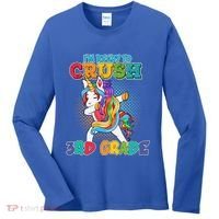 Im Ready To Crush 3Rd Grade Unicorn Funny Gift Women's Long Sleeve Shirt thumb 0
