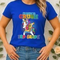 Im Ready To Crush 3Rd Grade Unicorn Funny Gift Women's T-Shirt thumb 2