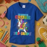 Im Ready To Crush 3Rd Grade Unicorn Funny Gift Kids T-Shirt thumb 3