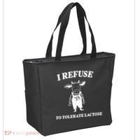 I Refuse To Tolerate Lactose Cow Tote Bag thumb 2