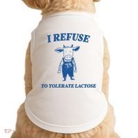 I Refuse To Tolerate Lactose Cow Doggie Tank thumb 0