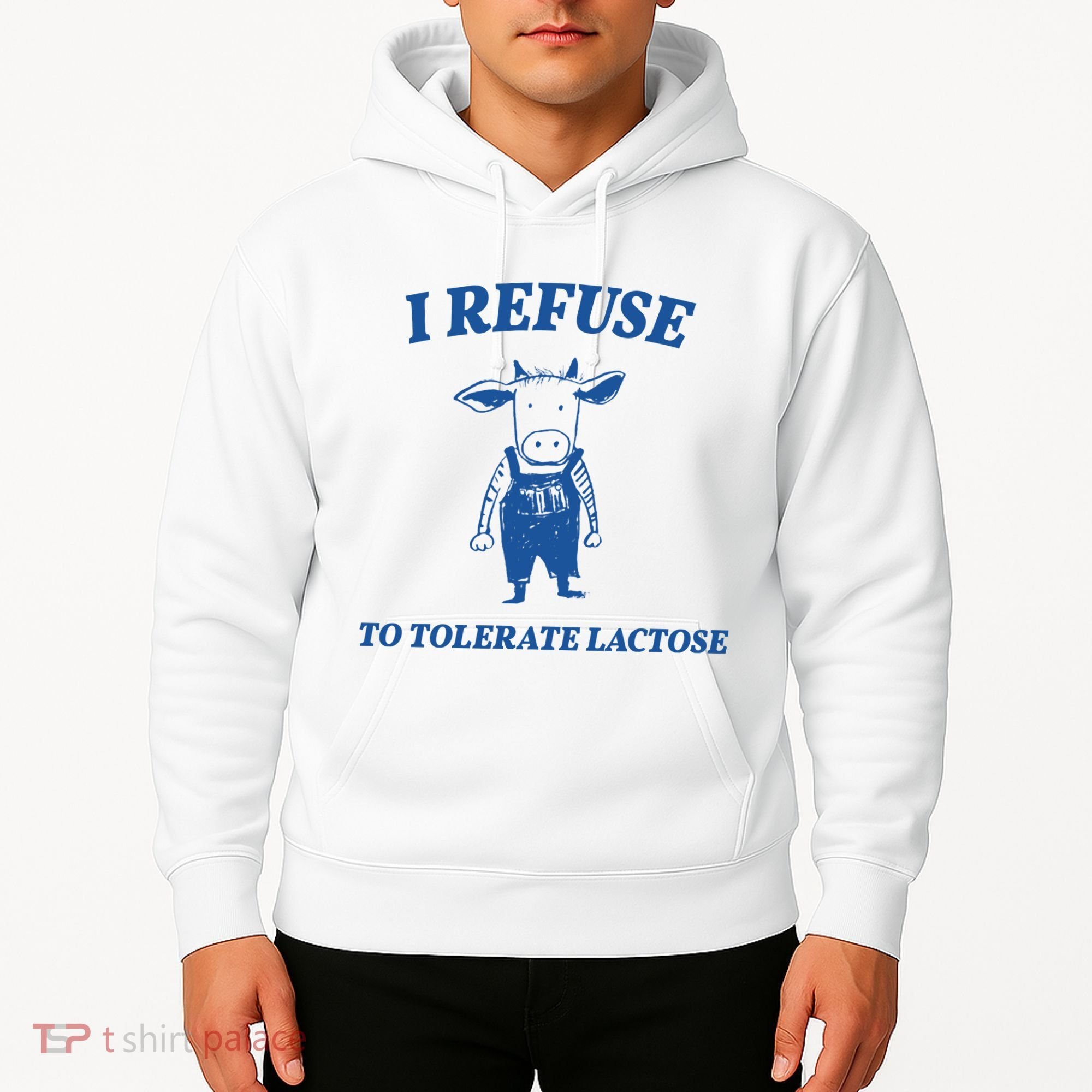 I Refuse To Tolerate Lactose Cow Hoodie