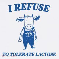 I Refuse To Tolerate Lactose Cow Mousepad thumb 1