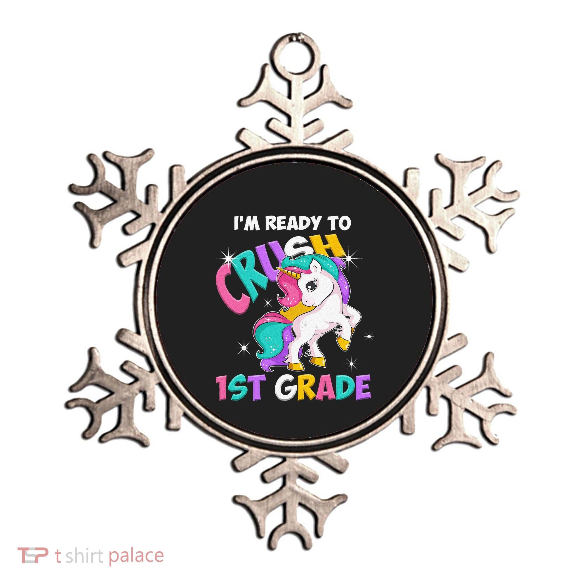 Im Ready To Crush 1st Grade Unicorn Back To School Ornament