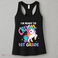 Im Ready To Crush 1st Grade Unicorn Back To School Women's Tank Top thumb 3