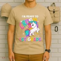 Im Ready To Crush 1st Grade Unicorn Back To School T-Shirt thumb 6