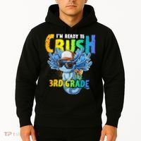I'm Ready To Crush 3rd Grade Axolotl Back To School Hoodie thumb 2