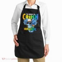 I'm Ready To Crush 3rd Grade Axolotl Back To School Apron thumb 2