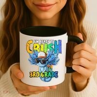 I'm Ready To Crush 3rd Grade Axolotl Back To School Coffee Mug thumb 3