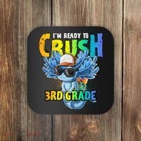 I'm Ready To Crush 3rd Grade Axolotl Back To School Coaster thumb 0