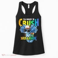 I'm Ready To Crush 3rd Grade Axolotl Back To School Women's Tank Top thumb 0