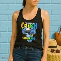 I'm Ready To Crush 3rd Grade Axolotl Back To School Women's Tank Top thumb 2