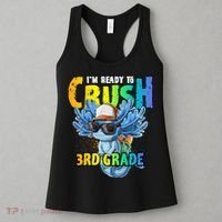 I'm Ready To Crush 3rd Grade Axolotl Back To School Women's Tank Top thumb 3