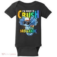 I'm Ready To Crush 3rd Grade Axolotl Back To School Baby Bodysuit thumb 0