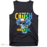 I'm Ready To Crush 3rd Grade Axolotl Back To School Tank Top thumb 0
