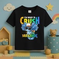 I'm Ready To Crush 3rd Grade Axolotl Back To School Toddler T-Shirt thumb 3