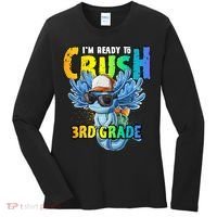 I'm Ready To Crush 3rd Grade Axolotl Back To School Women's Long Sleeve Shirt thumb 0