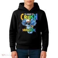 I'm Ready To Crush 3rd Grade Axolotl Back To School Kids Hoodie thumb 4
