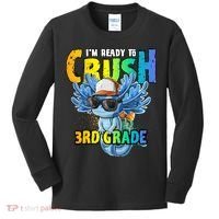 I'm Ready To Crush 3rd Grade Axolotl Back To School Kids Long Sleeve Shirt thumb 0
