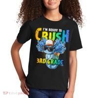 I'm Ready To Crush 3rd Grade Axolotl Back To School Kids T-Shirt thumb 2