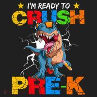 I'm Ready To Crush Pre K Dinosaur Back To School Tumbler thumb 3