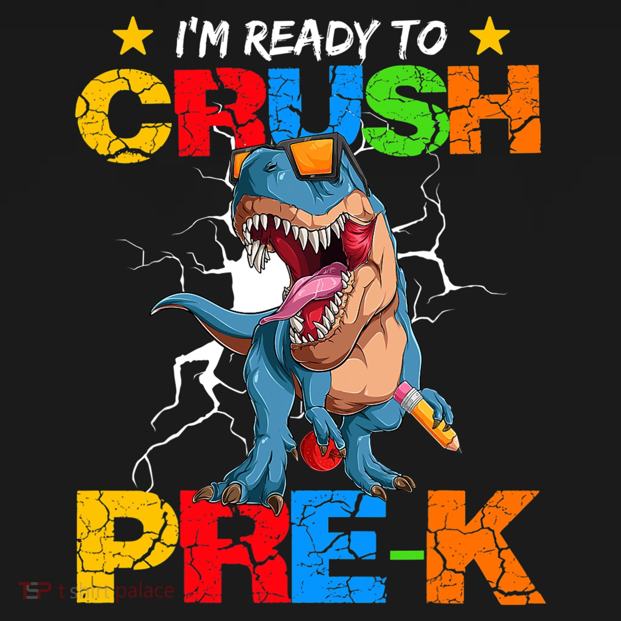 I'm Ready To Crush Pre K Dinosaur Back To School Ornament