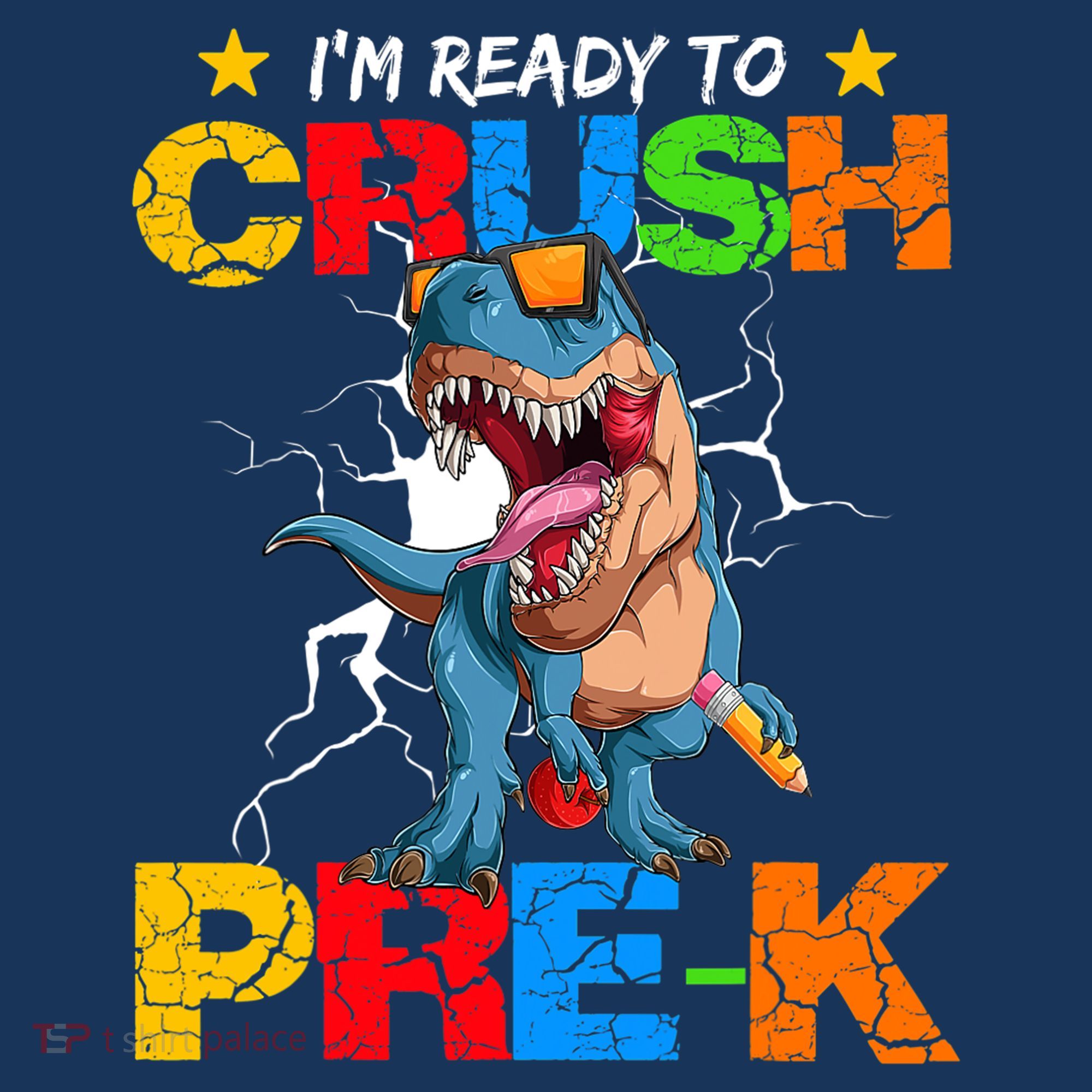I'm Ready To Crush Pre K Dinosaur Back To School Apron
