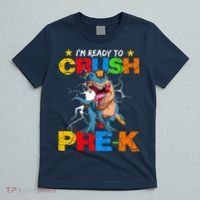 I'm Ready To Crush Pre K Dinosaur Back To School T-Shirt thumb 5