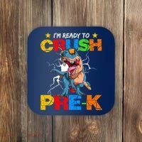 I'm Ready To Crush Pre K Dinosaur Back To School Coaster thumb 0