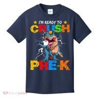 I'm Ready To Crush Pre K Dinosaur Back To School Kids T-Shirt thumb 0